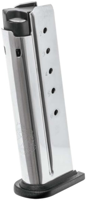 ingfield Armory XD-E Flush Magazine .45 ACP 6 Round Stainless Steel Finish 6RD Ammo