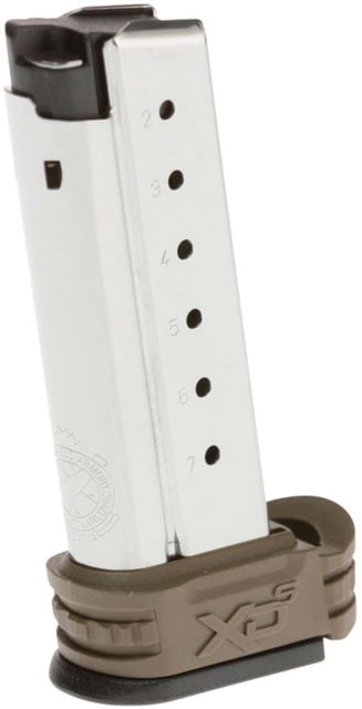 ingfield Armory XD-S Magazine .40 S&W 7 Round Flat Dark Earth 1 Pack Stainless Steel 7RD Ammo