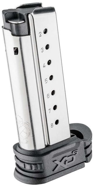 Springfield Armory XD-S Mid-Size 9mm 8 Round Pistol Magazine w/Sleeve for Backstrap Black 8RD