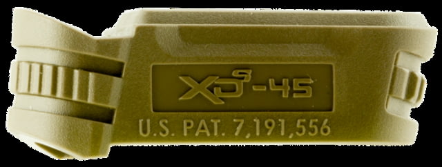 ingfield Armory XD-S Gear Mid-Size 3.3in Backstrap Sleeve 2 .45 ACP Flat Dark Earth Finish 1 Pack Polymer Ammo