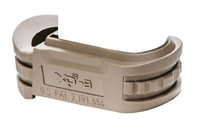 ingfield Armory XD-S Gear 3.3in Magazine Sleeve For Backstrap 9mm Flat Dark Earth Finish Ammo