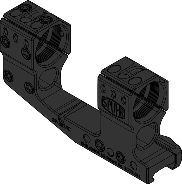 Spuhr Spuhr Cantilever Scope Mount 30 mm Tube 48 mm 0 Mil Black
