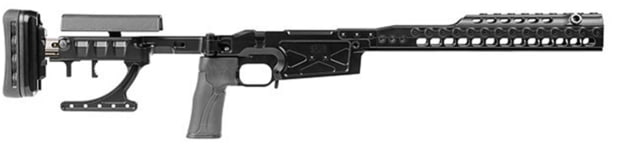Spuhr Chasis System for Tikka T3/T3x Long Action 13 in Black - Spuhr