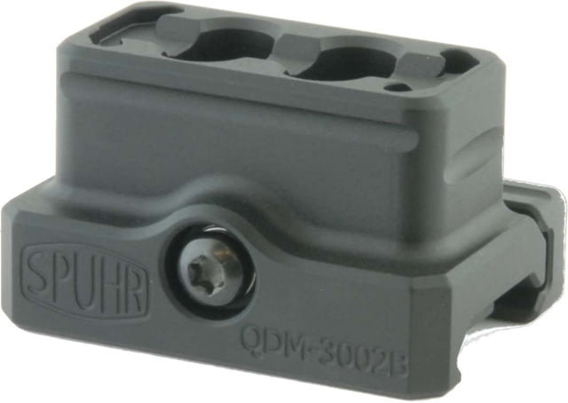 Spuhr Trijicon MRO RDS Mount Lower 1/3 Co-witness H-42 mm/1.65in W-75 g/2.6 oz Black
