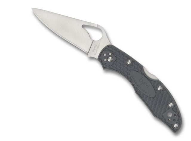Spyderco Byrd Meadowlark2 Blue Frn Plainedge Folding Knife - Byrd