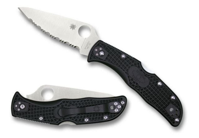 Spyderco Endela Spyder Edge Folding Knife Black - Spyderco