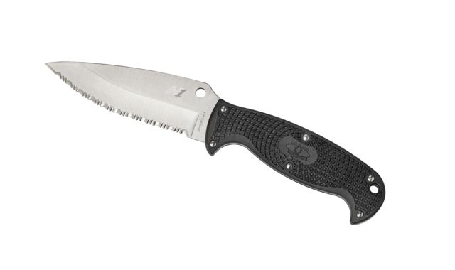 Spyderco Jumpmaster 2 Fixed Blade Knife FRN Handle Black