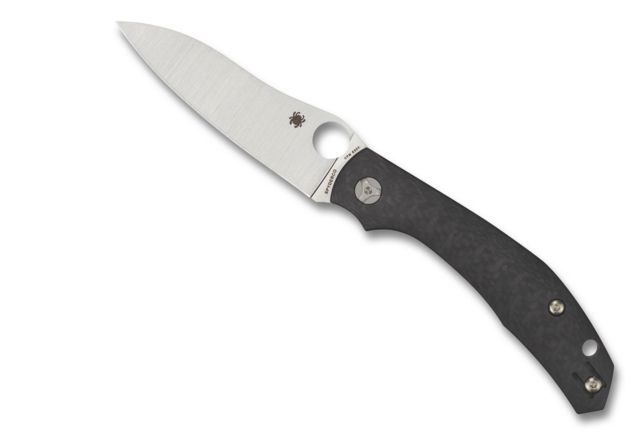 Spyderco Kapara Folding Knife 3.58in CPM S30V Drop Point Blade Carbon Fiber Handle
