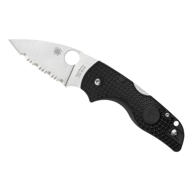 Spyderco Lil Native Black Lightweight Silver - Spyderco