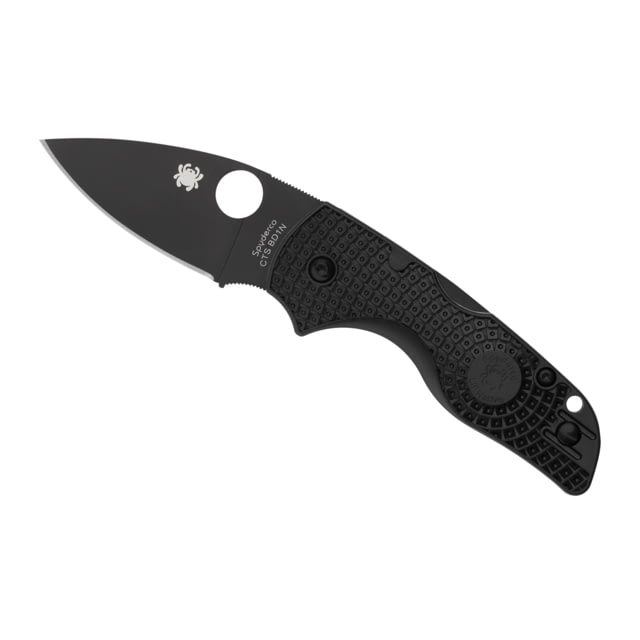 Spyderco Lil Native Black Lightweight Black Blade - Spyderco