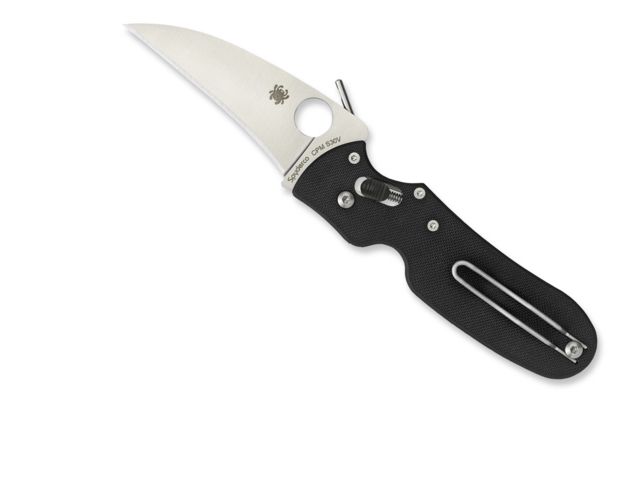 Spyderco P'Kal PlainEdge Knife G-10 Steel Black - Spyderco