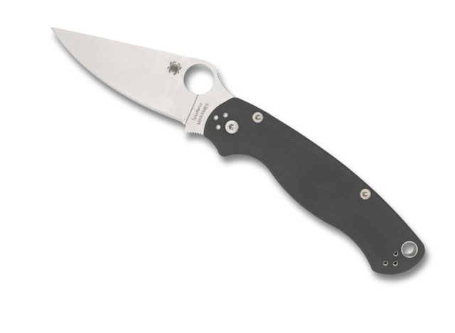 Spyderco Para Military 2 Maxamet Folding Knife G-10 Steel Dark Grey
