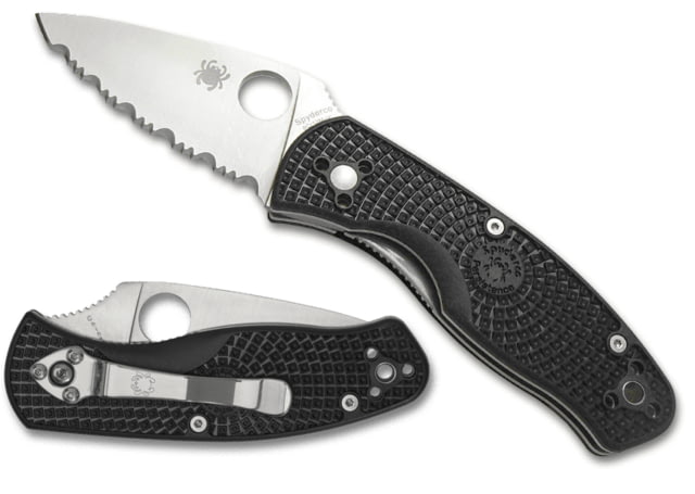 Spyderco Persistence Lightweight Folding Knives 2.75in 8Cr13MoV Steel SpyderEdge Folding Blade FRN Handle - Spyderco