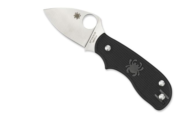 Spyderco Squeak SlipIt Silver FE Blade Fold Knife Black FRN Handle - Spyderco