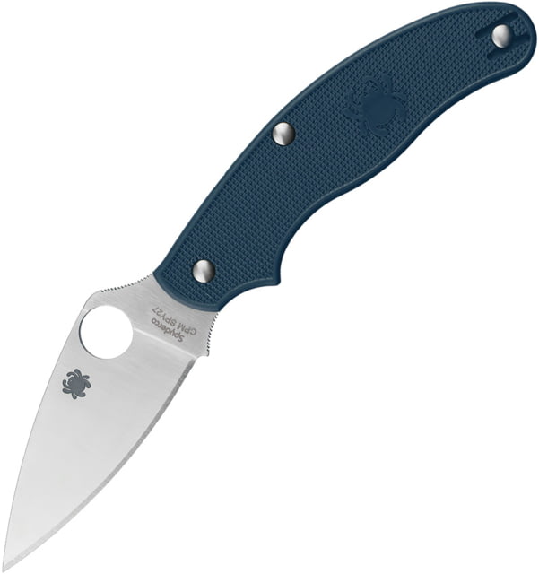 Spyderco UK Penknife Folding Knife 2.95in CPM SPY27 Steel FRN Handle Blue - Spyderco