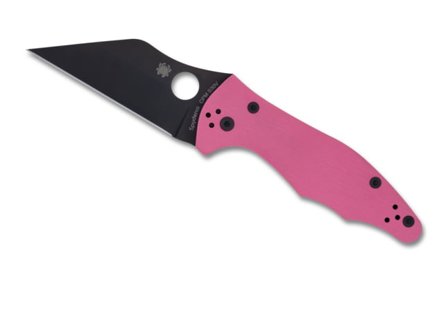 Spyderco Yojimbo 2 Folding Knife 3.19 in CPM-S30V Steel Pink G10 - Spyderco