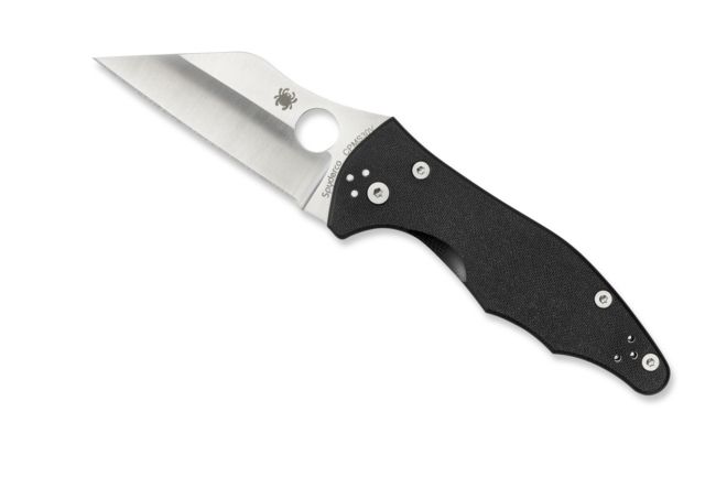 DEMO Spyderco Yojimbo 2 Black G-10 Steel FE Blade Fold Knife C85GP2 - Spyderco