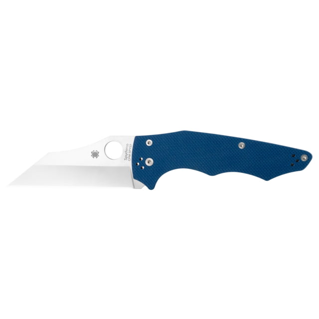 Spyderco Yojumbo Folding Knife 3.98in CPM SPY27 Wharncliffe Blade Cobalt Blue G10 Handle