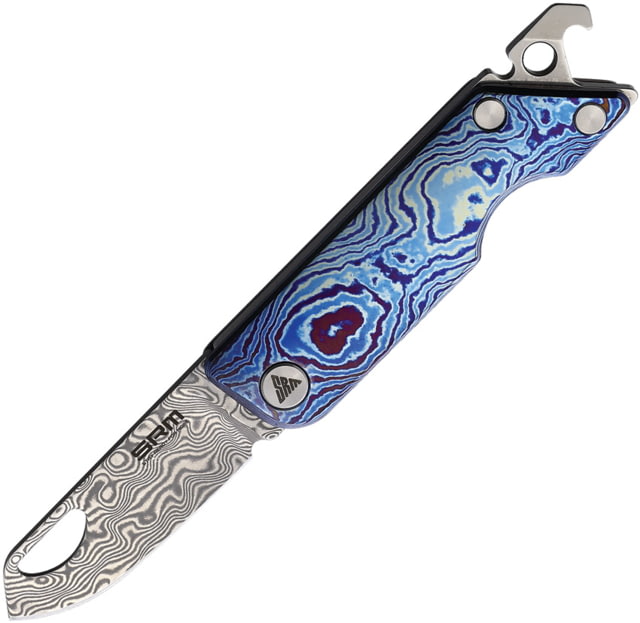 SRM Knives Damascus Slip Joint - Srm Knives