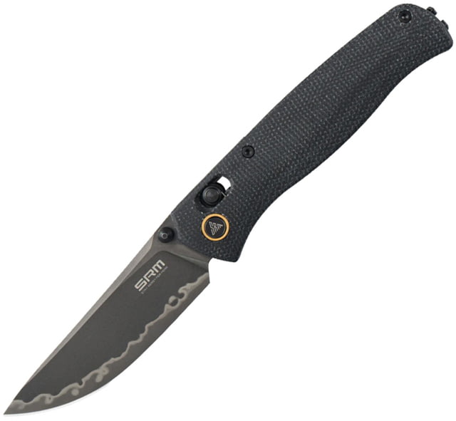 SRM Knives Medal Ambi Lock Blk Mic SRM