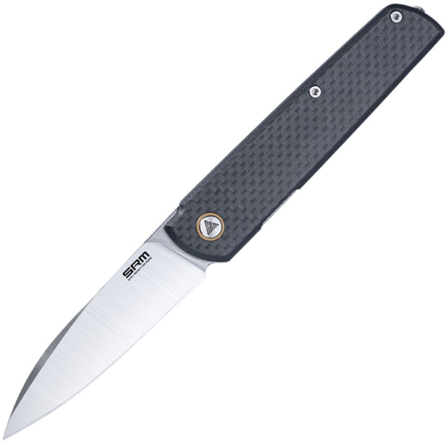 SRM Knives Qrick Linerlock Blk G10/CF SRM - Srm Knives