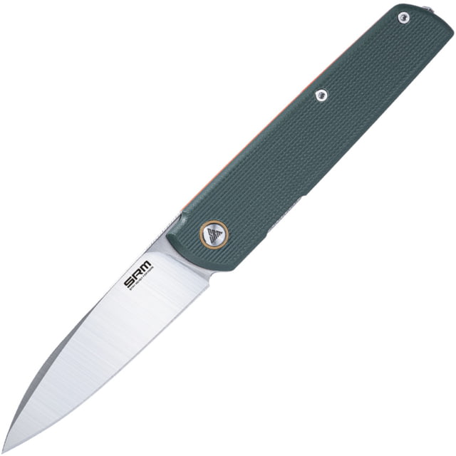SRM Knives Qrick Linerlock Green/Org SRM - Srm Knives