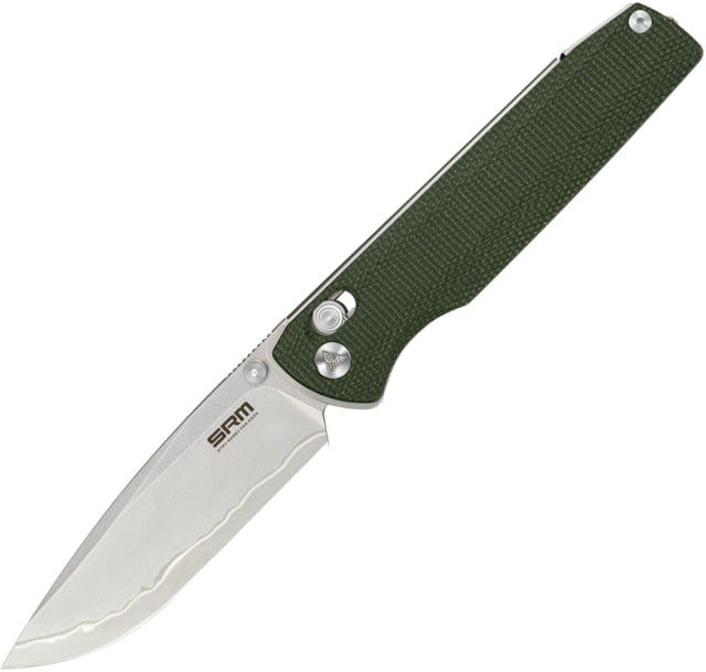 SRM Knives Terrier Ambi Lock Green SRM