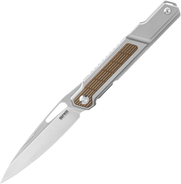 SRM Knives Titanium Framelock Tan - Srm Knives