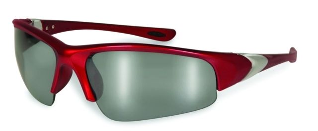SSP Eyewear Entiat CF+ Bifocal Shooting Glass Readers w/ 2.50 Magnification Red Frame Mirrored Lens ENTIAT 250 RED