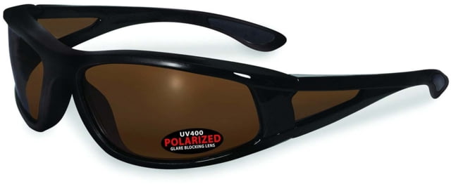 SSP Eyewear Puyallup Polarized Sunglasses Black Frame Bronze Lens PUYALLUP BLK BRZ - Ssp Eyewear