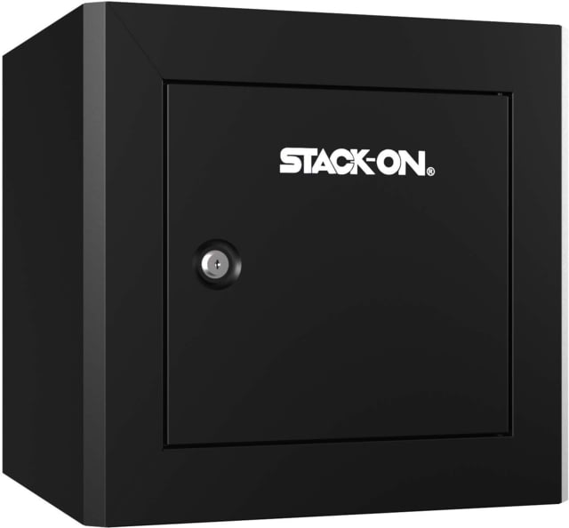 Stack-On Compact Welded-Steel Pistol Ammo Cabinet Black X-Large - Stack-On