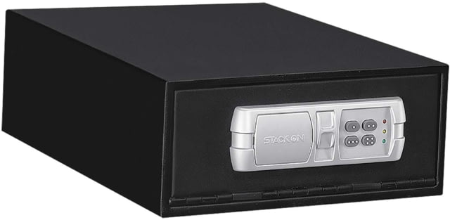 Stack-On Low Profile Quick Access Safe with E-Lock and Mounting Plate Black Small - Stack-On