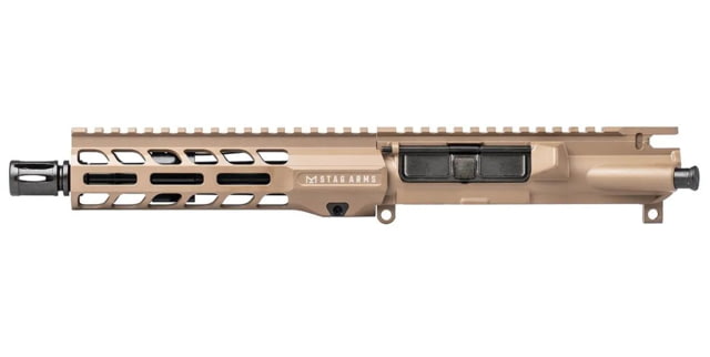 Stag Arms AR-15 Tactical Upper Receiver 5.56x45mm NATO 7.5in Barrel GOV-CMV Profile 1-7 Twist 1/2x28 Left Hand VG6 Delta Chromephos FDE - Stag Arms