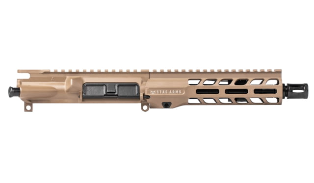 Stag Arms AR-15 Tactical Right Hand Upper Receiver 5.56 NATO 7.5in Barrel GOV-CMV Profile 1-7 Twist 1/2 x 28 Thread VG6 Delta Nitride FDE - Stag Arms