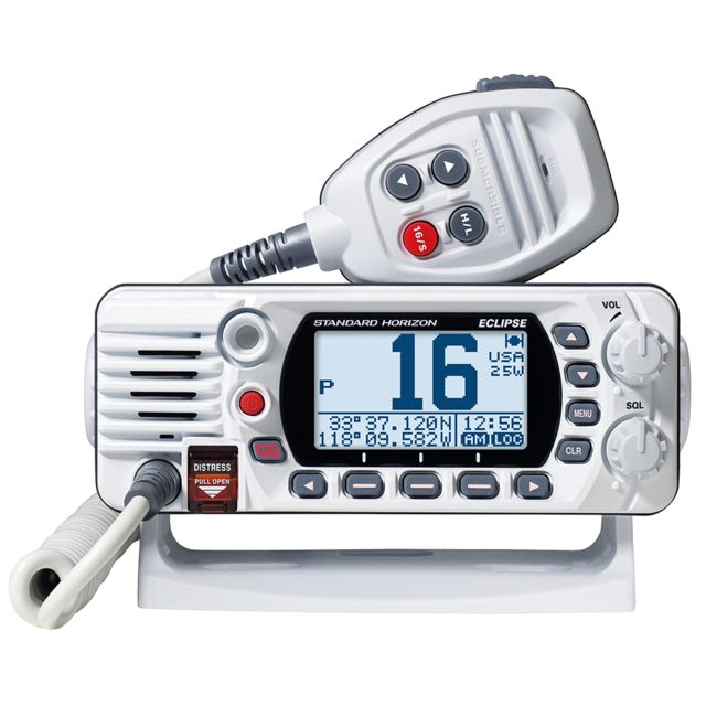 Standard Horizon  Fixed Mount VHF w/GPS - White - Standard Horizon