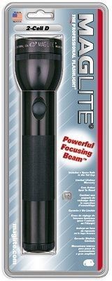 MagLite Standard 2 Cell D LED Flashlight Black Blister Pack - Maglite