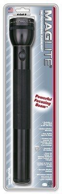 Maglite 4 D-Cell Incandescent Xenon Flashlight Blister Pack Black - Maglite