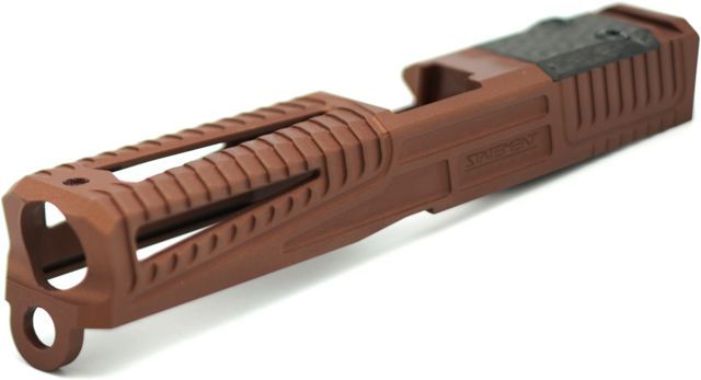 Statement Defense Overbite - Glock 17 Gen 3 RMS Goldish / Maroon Medium - Statement Defense