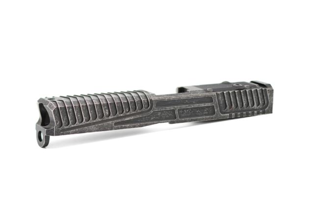 Statement Defense Overbite Slide DeltaPoint Pro Optic Cut Glock 17 Gen3 Battleworn DLC - Statement Defense