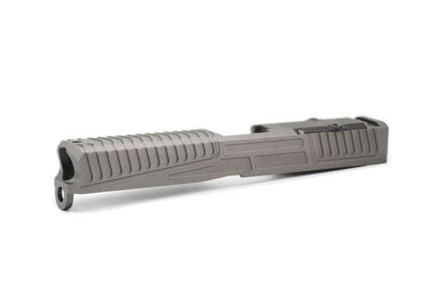 Statement Defense Overbite Slide Trijicon RMR Optic Cut Glock 17 Gen3 Grey Cerakote - Statement Defense