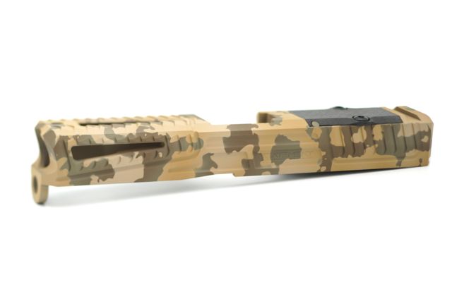 Statement Defense Overbite Slide Trijicon RMR Optic Cut Glock 19 Gen3 Tan Camo - Statement Defense