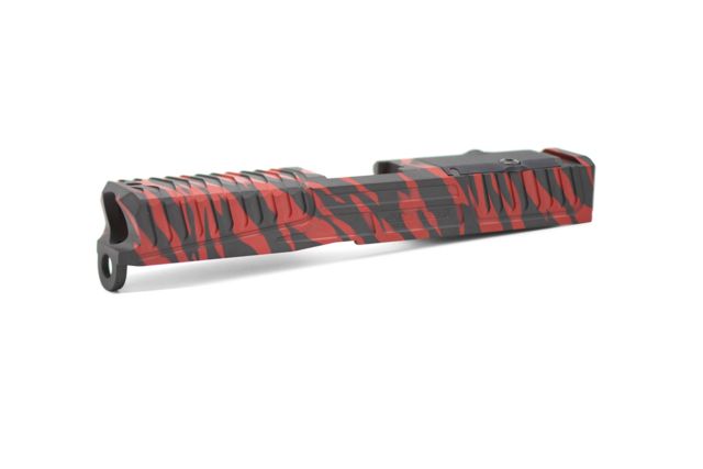 Statement Defense Overbite Slide Trijicon RMR Optic Cut Glock 19 Gen3 Red/Black Tiger Stripe - Statement Defense