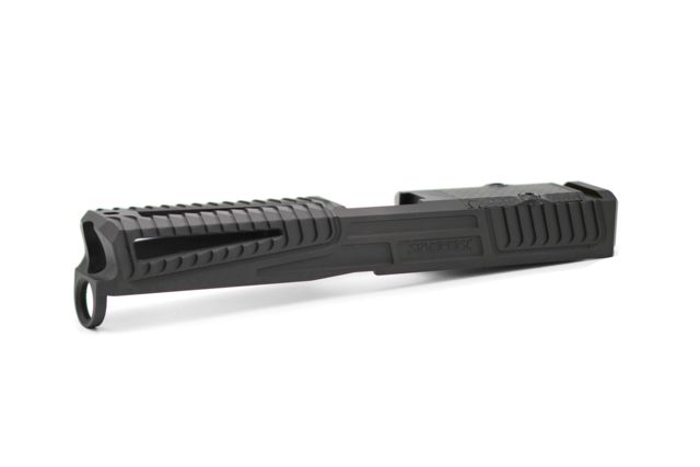 Statement Defense Overbite Slide Trijicon RMR Optic Cut Window Cut Glock 17 Gen4 Black DLC - Statement Defense