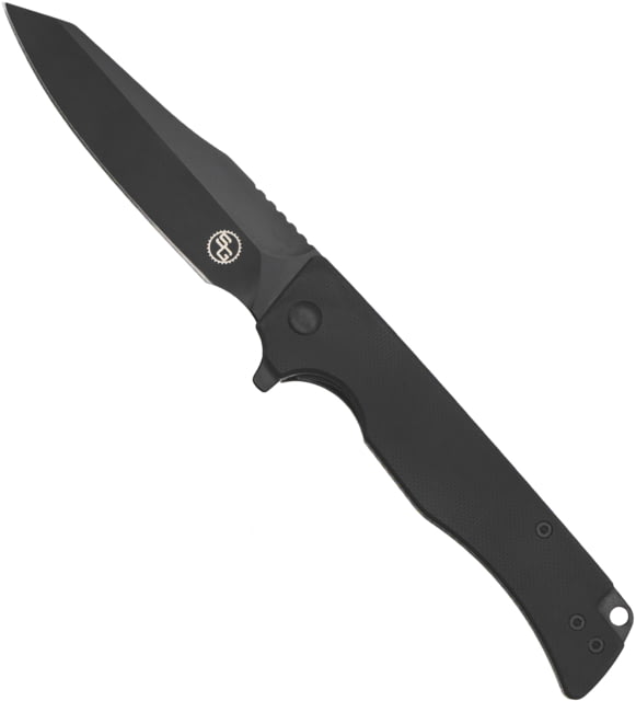 StatGear Ausus-Slim Folding Knife 3.125in D2 Steel Reverse Tanto G10 Black - Statgear