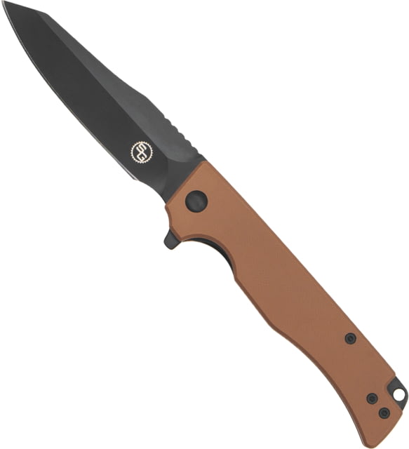 StatGear Ausus-Slim Folding Knife 3.125in D2 Steel Reverse Tanto G10 Tan - Statgear