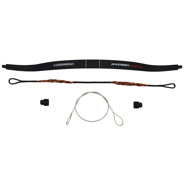 Steambow AR-Series - Limbs 75 lbs. Prestrung Black - Steambow