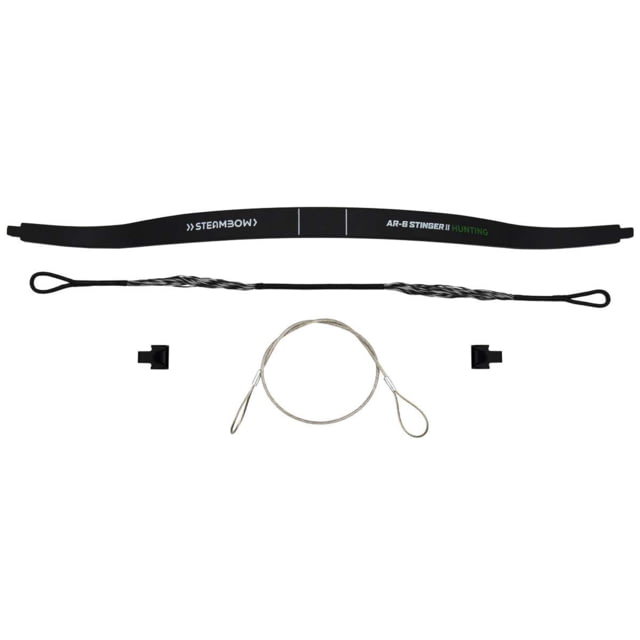 Steambow AR-Series - Limbs 150 lbs. Prestrung Black - Steambow
