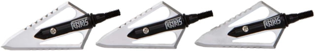 Steambow FENRIS Wolf Fang Broadheads Set of 3 Silver - Steambow
