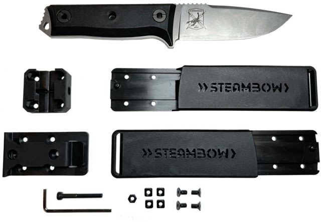 Steambow K1 Knife Light Stonewashed Finish Silver - Steambow