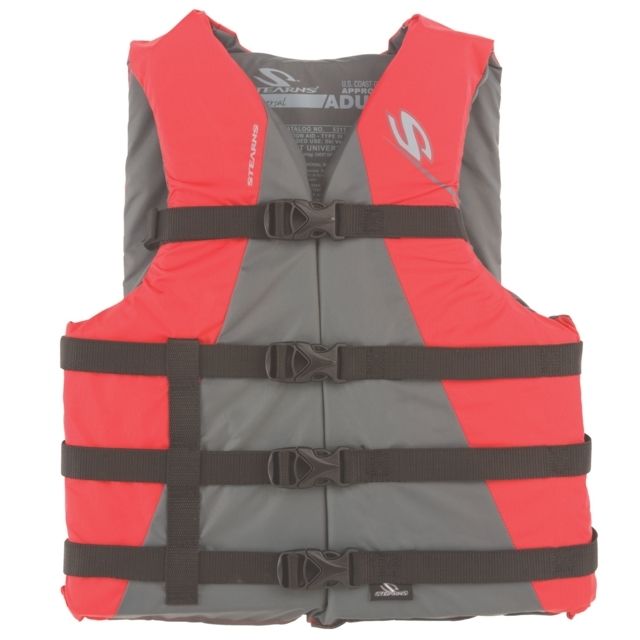 Stearns 5311 Classic Life Vest - Adult Red Universal - Stearns